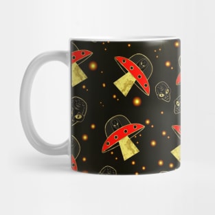 ALIEN Spaceship Abduction Mug